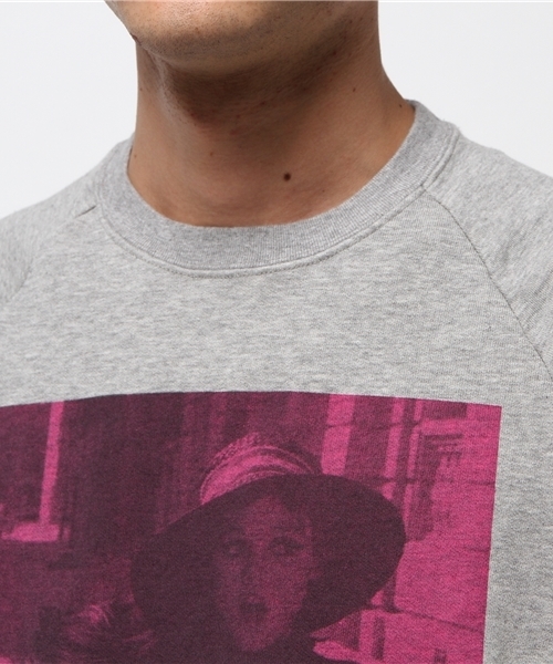HYSTERIC GLAMOUR(ヒステリックグラマー)の「BE IN LOVE.. pt SW(スウェット・メンズ・トップグレー/ブラック・MEDIUM/SMALL/LARGE)」の6枚目の写真