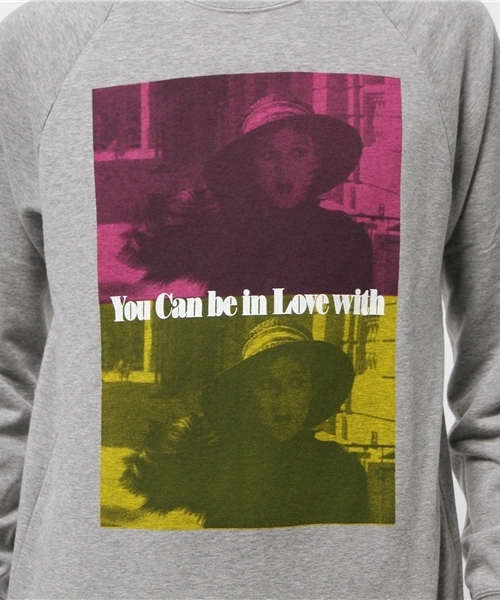 HYSTERIC GLAMOUR(ヒステリックグラマー)の「BE IN LOVE.. pt SW(スウェット・メンズ・トップグレー/ブラック・MEDIUM/SMALL/LARGE)」の11枚目の写真