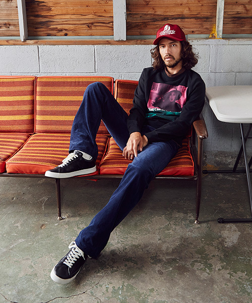 HYSTERIC GLAMOUR(ヒステリックグラマー)の「BE IN LOVE.. pt SW(スウェット・メンズ・トップグレー/ブラック・MEDIUM/SMALL/LARGE)」の8枚目の写真