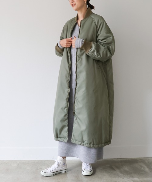 別注】＜TICCA＞ロング MA―1 コート