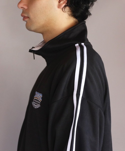 8(eight)(エイト)の「ライン入りハーフジップ(スウェット・メンズ・ホワイト/ネイビー/ブラック・MEDIUM/X-LARGE/LARGE)」の8枚目の写真