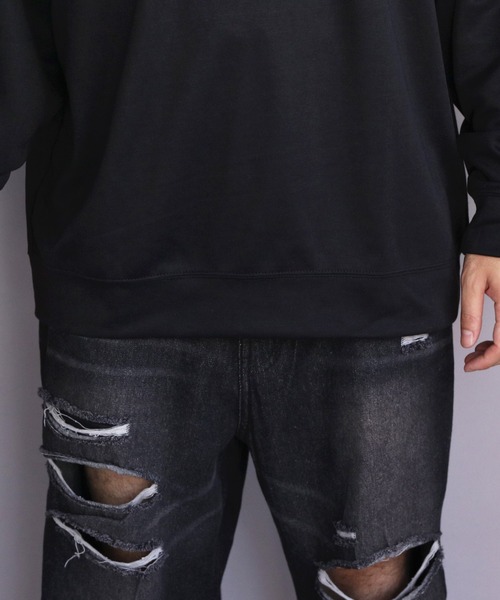 8(eight)(エイト)の「ライン入りハーフジップ(スウェット・メンズ・ホワイト/ネイビー/ブラック・MEDIUM/X-LARGE/LARGE)」の12枚目の写真