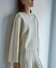 【La maglia】 ボックスシルエット ニットプルオーバー