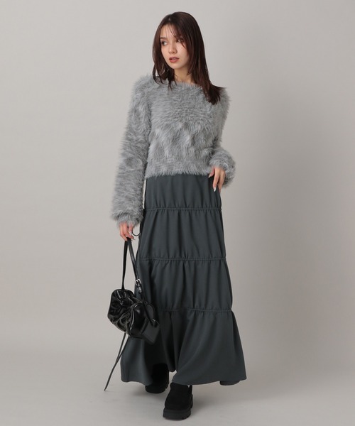 FOREVER 21(フォーエバー トゥエンティーワン)の「【2024FW】フワフワシャギー2WAYニットプルオーバー(ニット/セーター・レディース・ブラック/グレー/ナチュラル/ブルー/ピンク・FREE)」の18枚目の写真