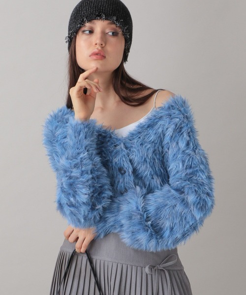 FOREVER 21(フォーエバー トゥエンティーワン)の「【2024FW】フワフワシャギー2WAYニットプルオーバー(ニット/セーター・レディース・ブラック/グレー/ナチュラル/ブルー/ピンク・FREE)」の9枚目の写真