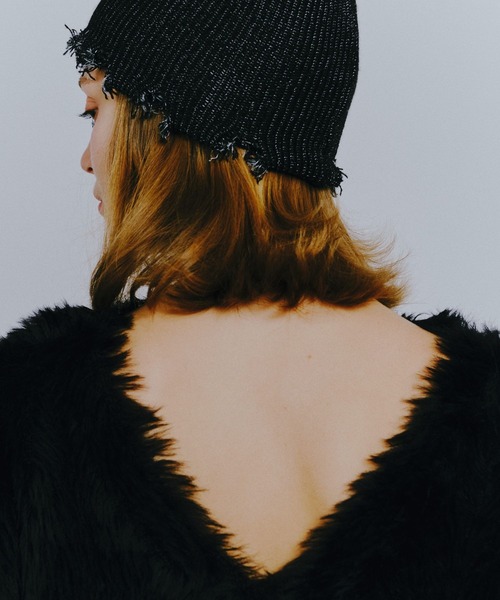 FOREVER 21(フォーエバー トゥエンティーワン)の「【2024FW】フワフワシャギー2WAYニットプルオーバー(ニット/セーター・レディース・ブラック/グレー/ナチュラル/ブルー/ピンク・FREE)」の11枚目の写真