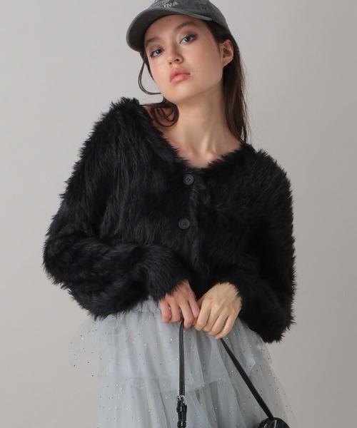 FOREVER 21(フォーエバー トゥエンティーワン)の「【2024FW】フワフワシャギー2WAYニットプルオーバー(ニット/セーター・レディース・ブラック/グレー/ナチュラル/ブルー/ピンク・FREE)」の13枚目の写真