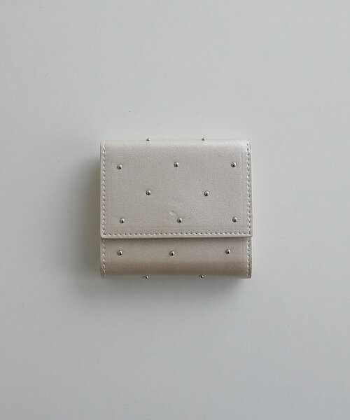 DISCOAT（ディスコート）の「スタッズ三つ折りウォレット（財布・レディース・シルバー/ピンク/ブラック/アイボリー・FREE）」の20枚目の写真