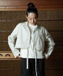 WITH OR WITHOUT（ウィズオアウィズアウト）の「Cropped Silk Shirt/クロップドシルクシャツ（シャツ/ブラウス）」