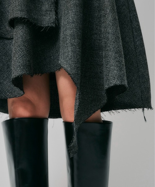 led.tokyo（レッドトウキョウ）の「【led.tokyo】アシンメトリースカート（スカート・レディース・ブラック/グレー・1/2）」の21枚目の写真