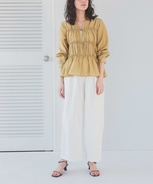 titivate（ティティベイト）の「スクエアトゥストラップサンダル（サンダル・レディース・ブラウン/オレンジ/ゴールド/シルバー/ブラック・LL/L/M/S）」の13枚目の写真