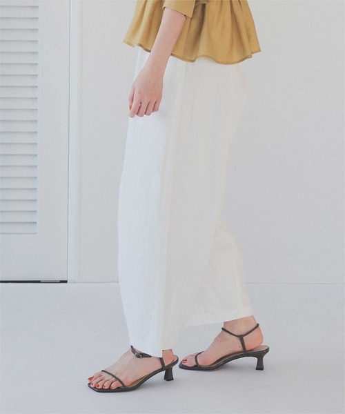 titivate（ティティベイト）の「スクエアトゥストラップサンダル（サンダル・レディース・ブラウン/オレンジ/ゴールド/シルバー/ブラック・LL/L/M/S）」の16枚目の写真