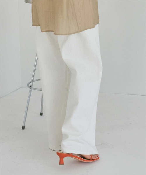 titivate（ティティベイト）の「スクエアトゥストラップサンダル（サンダル・レディース・ブラウン/オレンジ/ゴールド/シルバー/ブラック・LL/L/M/S）」の21枚目の写真