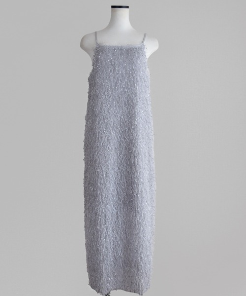 Marient（マリエント）の「フリンジキャミOP（ワンピース・レディース・グレー/ブラック・FREE）」の17枚目の写真