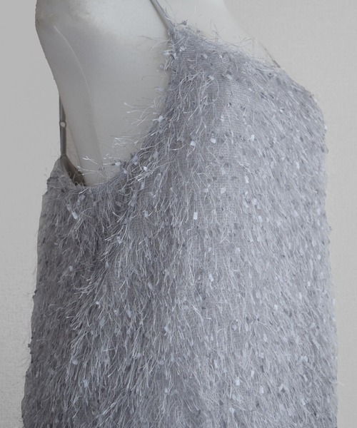 Marient（マリエント）の「フリンジキャミOP（ワンピース・レディース・グレー/ブラック・FREE）」の20枚目の写真