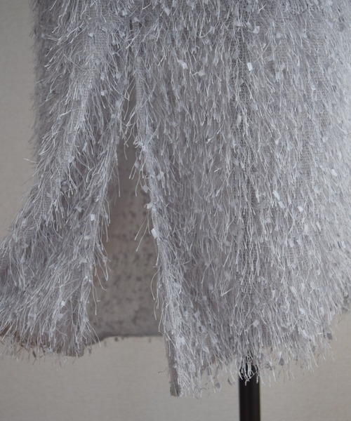 Marient（マリエント）の「フリンジキャミOP（ワンピース・レディース・グレー/ブラック・FREE）」の9枚目の写真