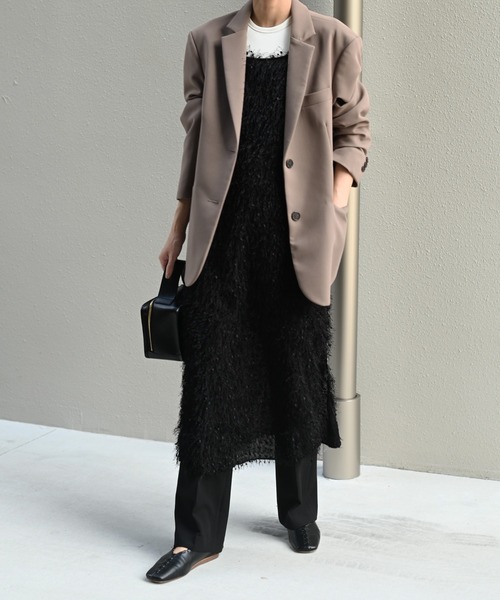 Marient（マリエント）の「フリンジキャミOP（ワンピース・レディース・グレー/ブラック・FREE）」の12枚目の写真