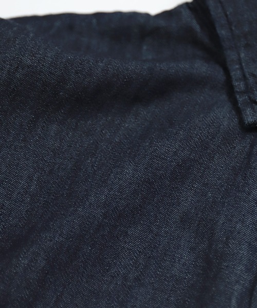 OMNIGOD（オムニゴッド）の「[OMNIGOD womens / オムニゴッド] 5.5ozデニム スプレッドカラーマニッシュシャツ（シャツ/ブラウス・レディース・ワンウォッシュ・2/3）」の4枚目の写真