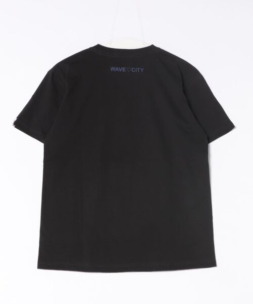 WAVE CITY(ウェイブシティ)の「【WAVECITY/ウェイブシティ】WAVE CITY Continuos logo Tee/コットン100%ユニセックスWAVE ロゴデザインTee(Tシャツ/カットソー・メンズ・ブラック/ブラウン/ホワイト・X-LARGE/LARGE/MEDIUM)」の12枚目の写真