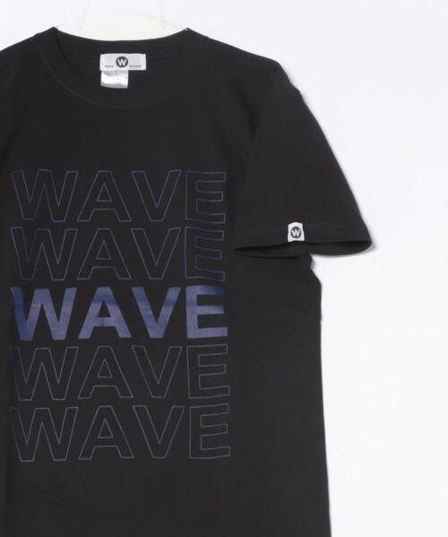 WAVE CITY(ウェイブシティ)の「【WAVECITY/ウェイブシティ】WAVE CITY Continuos logo Tee/コットン100%ユニセックスWAVE ロゴデザインTee(Tシャツ/カットソー・メンズ・ブラック/ブラウン/ホワイト・X-LARGE/LARGE/MEDIUM)」の13枚目の写真