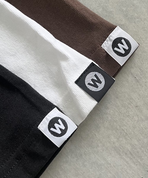 WAVE CITY(ウェイブシティ)の「【WAVECITY/ウェイブシティ】WAVE CITY Continuos logo Tee/コットン100%ユニセックスWAVE ロゴデザインTee(Tシャツ/カットソー・メンズ・ブラック/ブラウン/ホワイト・X-LARGE/LARGE/MEDIUM)」の11枚目の写真