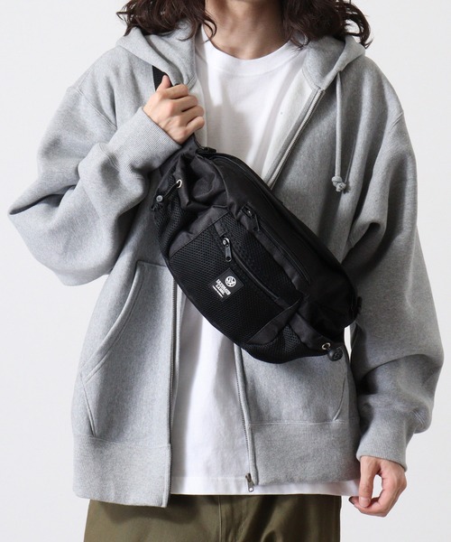 BOTT × Always エコバッグ un/neu ウエストポーチ ウエストバッグ 横長スクエア