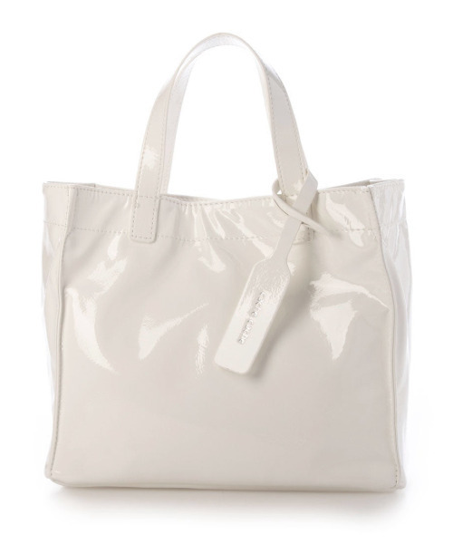 カシュカシュ cachecache / ソフトエナメルスクエア手提げトートS（トートバッグ）｜cache cache（カシュ カシュ）