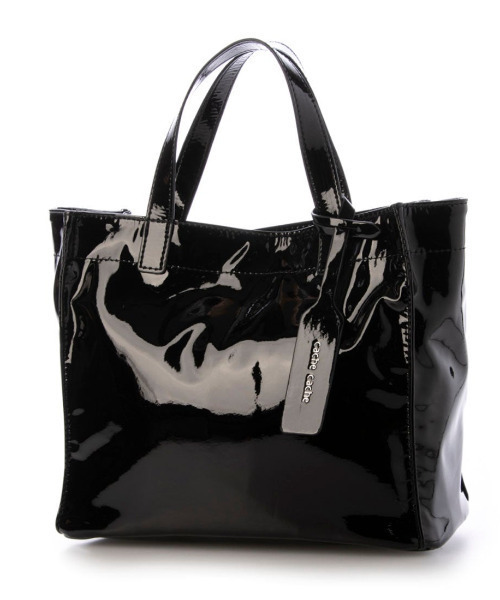 カシュカシュ cachecache / ソフトエナメルスクエア手提げトートS（トートバッグ）｜cache cache（カシュ カシュ）