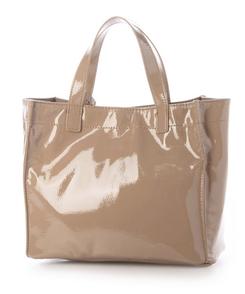 カシュカシュ cachecache / ソフトエナメルスクエア手提げトートS（トートバッグ）｜cache cache（カシュ カシュ）