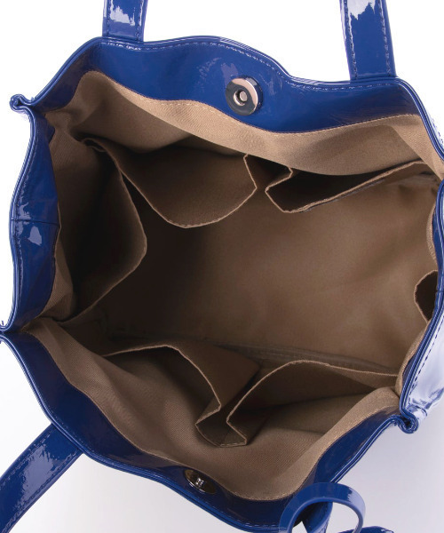 カシュカシュ cachecache / ソフトエナメルスクエア手提げトートS（トートバッグ）｜cache cache（カシュ カシュ）