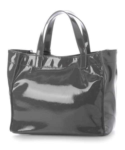 カシュカシュ cachecache / ソフトエナメルスクエア手提げトートS（トートバッグ）｜cache cache（カシュ カシュ）