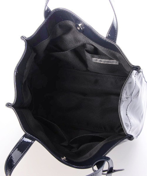 カシュカシュ cachecache / ソフトエナメルスクエア手提げトートS（トートバッグ）｜cache cache（カシュ カシュ）