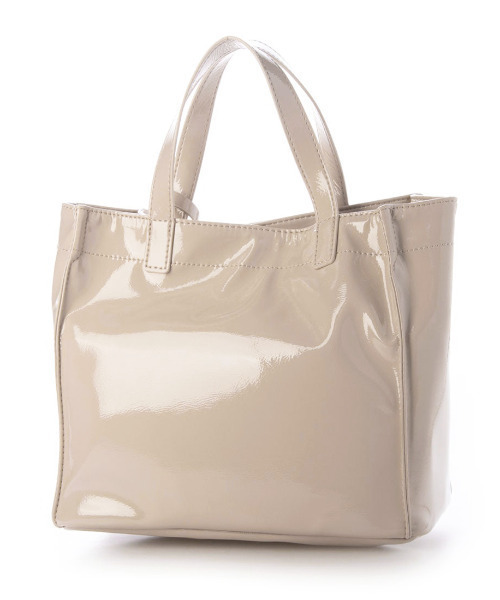 カシュカシュ cachecache / ソフトエナメルスクエア手提げトートS（トートバッグ）｜cache cache（カシュ カシュ）