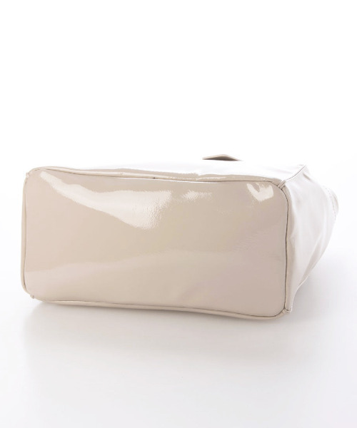 カシュカシュ cachecache / ソフトエナメルスクエア手提げトートS（トートバッグ）｜cache cache（カシュ カシュ）