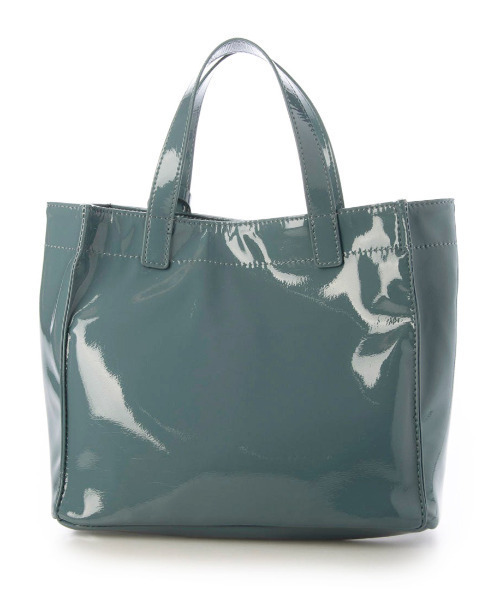 カシュカシュ cachecache / ソフトエナメルスクエア手提げトートS（トートバッグ）｜cache cache（カシュ カシュ）