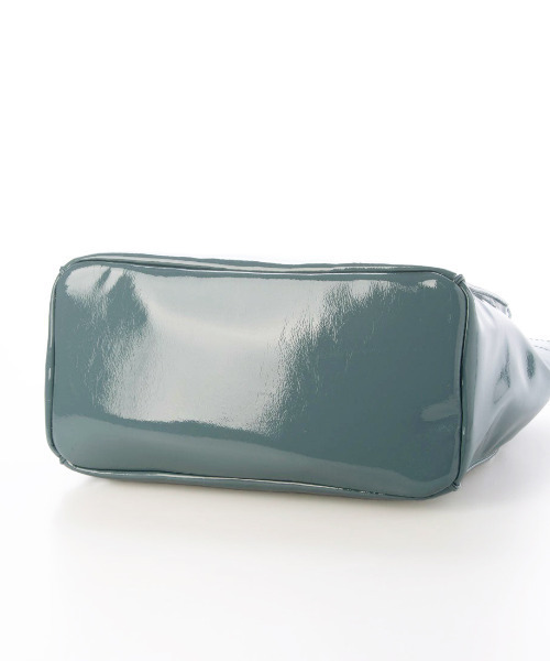 カシュカシュ cachecache / ソフトエナメルスクエア手提げトートS（トートバッグ）｜cache cache（カシュ カシュ）