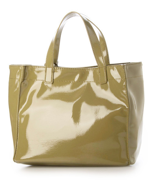 カシュカシュ cachecache / ソフトエナメルスクエア手提げトートS（トートバッグ）｜cache cache（カシュ カシュ）