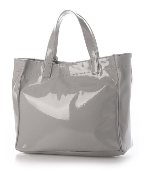 カシュカシュ cachecache / ソフトエナメルスクエア手提げトートS（トートバッグ）｜cache cache（カシュ カシュ）