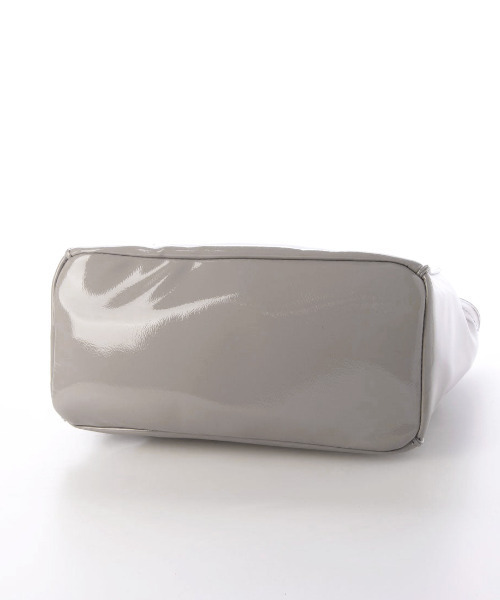 カシュカシュ cachecache / ソフトエナメルスクエア手提げトートS（トートバッグ）｜cache cache（カシュ カシュ）