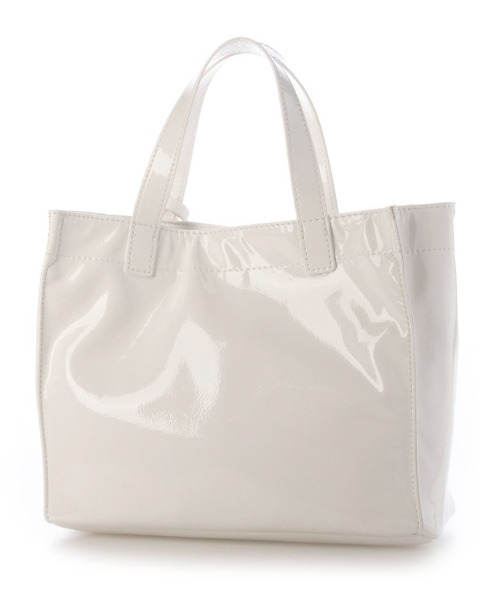 カシュカシュ cachecache / ソフトエナメルスクエア手提げトートS（トートバッグ）｜cache cache（カシュ カシュ）