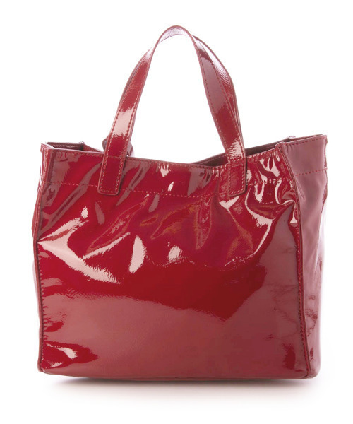 カシュカシュ cachecache / ソフトエナメルスクエア手提げトートS（トートバッグ）｜cache cache（カシュ カシュ）