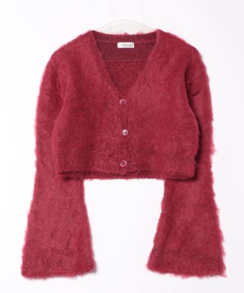 セール】【りなてぃコラボ】flare sleeve short cardigan