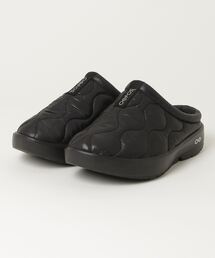 ウーフォス OOFOS Womens OOcOOzie Thermo Mule_Black/Black
