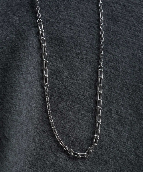 JUNRED(ジュンレッド)の「【追加】ital. from JUNRed / shackle necklace(ネックレス・メンズ・シルバー・FREE)」の5枚目の写真