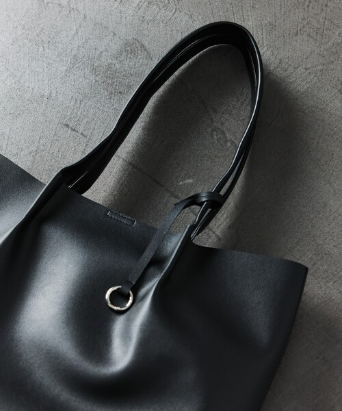 FREAK'S STORE（フリークスストア）の「限定展開 レザレット トートバック（トートバッグ・メンズ・ブラック・ﾌﾘ-）」の4枚目の写真