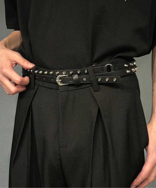 Burner(バーナー)の「【OKUOKU 0909】アソートベルト スタッズ 弾丸 y2k oku-belt-745776352688-7 Nn(ベルト・メンズ・ブラック系その他/ブラック系その他2/ブラック系その他4/ダークブラウン系5/ダークブラウン系3/ダークブラウン系4/ブラウン系その他4/ホワイト系その他5/ブラウン系その他5/ブラック系その他3/ホワイト系その他4/ブラック系その他6/ブラック系1/ブラック系その他7/ブラック系その他5・115cm/105cm/FREE)」の10枚目の写真
