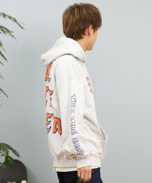 SANTA CRUZ(サンタクルーズ)の「【ムラサキスポーツ限定】SANTACRUZ/サンタクルーズ ジップアップ/パーカー バックプリント 502251301(パーカー・メンズ・ライトブラック/シルバーグレー・M/L/XL)」の9枚目の写真