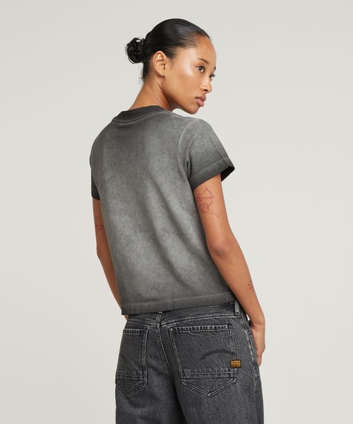 送料込★G-Star★Overdyedweeter Tシャツ G-Star RAW｜【公式ショップ】SHIPPING GRAPHIC OVERDYED T