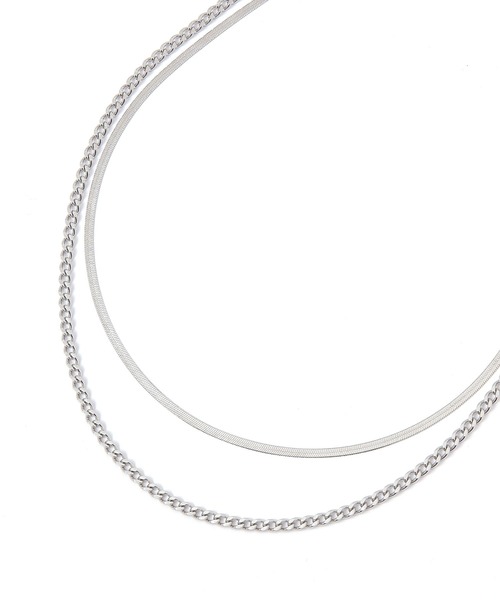 niko and...（ニコアンド）の「ステンレス2SETアソートチェーンネックレス（ネックレス・レディース・その他5/その他3/その他6/その他4/その他2/その他1・0）」の2枚目の写真