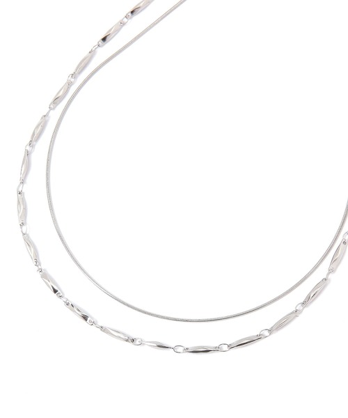 niko and...（ニコアンド）の「ステンレス2SETアソートチェーンネックレス（ネックレス・レディース・その他5/その他3/その他6/その他4/その他2/その他1・0）」の5枚目の写真